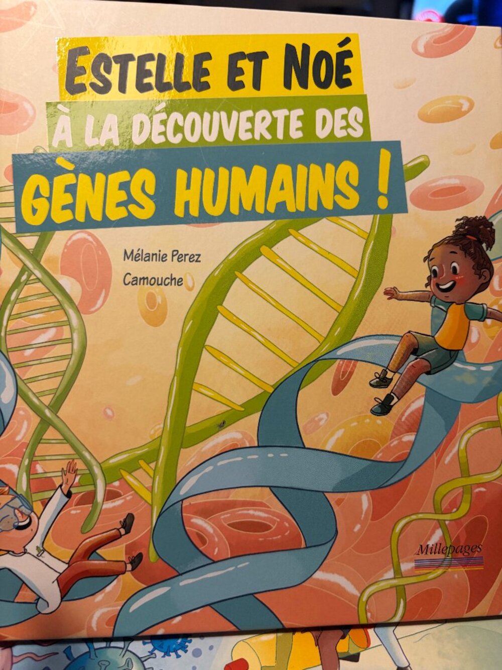 🧬 FRENCH Kids STEM Hardcover: Estelle et Noé à la découverte des Gènes Humains